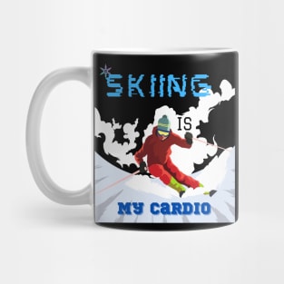 Skiing Is My Cardio Mug